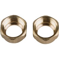 Compression Nut - Brass - 15mm - 2 Pack
Compression Nut - Brass - 15mm - 2 Pack