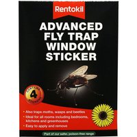 Rentokil Advanced Fly Trap Window Stickers (Pack of 4)
Rentokil Advanced Fly Trap Window Stickers (Pack of 4)