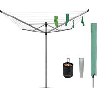 Brabantia Lift-O-Matic 4 Arm Rotary Airer - 50m
Brabantia Lift-O-Matic 4 Arm Rotary Airer - 50m