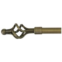 Cage Extendable Antique Brass Curtain Pole - 1.2-2.1m
Cage Extendable Antique Brass Curtain Pole - 1.2-2.1m
