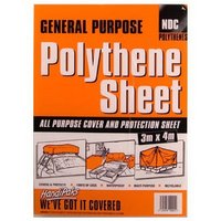 General Purpose Polythene Sheet - 3 x 4m
General Purpose Polythene Sheet - 3 x 4m