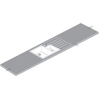 Maia Mocha Kitchen Sink Worktop - 1.5 Designer Left Hand Bowl - 1800 x 650 x 28mm
Maia Mocha Kitchen Sink Worktop - 1.5 Designer Left Hand Bowl - 1800 x 650 x 28mm