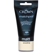 Crown Breatheasy Neutrals Snowdrop - Matt Tester Paint - 40ml Tester
Crown Breatheasy Neutrals Snowdrop - Matt Tester Paint - 40ml Tester