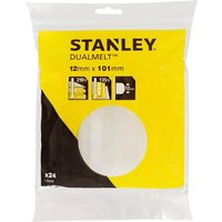 STANLEY DualMelt 12x101 mm Glue Sticks - Pack of 24 (1-GS20DT) 
STANLEY DualMelt 12x101 mm Glue Sticks - Pack of 24 (1-GS20DT)