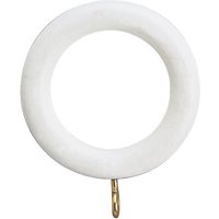 White Wood 6 pack of Curtain Rings
White Wood 6 pack of Curtain Rings