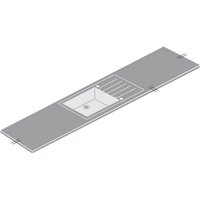 Maia Vanilla Kitchen Sink Worktop - Universal Super Large Bowl - 1800 x 600 x 28mm
Maia Vanilla Kitchen Sink Worktop - Universal Super Large Bowl - 1800 x 600 x 28mm