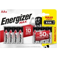 Energizer MAX Alkaline AA Batteries - 8 Pack
Energizer MAX Alkaline AA Batteries - 8 Pack