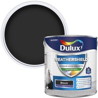Dulux Weathershield Exterior Quick Dry Satin Paint - Black - 2.5L
Dulux Weathershield Exterior Quick Dry Satin Paint - Black - 2.5L