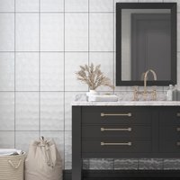 Bumpy White Ceramic Wall Tile - 250 x 400mm - 1sqm Pack
Bumpy White Ceramic Wall Tile - 250 x 400mm - 1sqm Pack