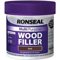 Ronseal Multipurpose Wood Filler Tub - Dark - 465g
Ronseal Multipurpose Wood Filler Tub - Dark - 465g