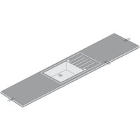 Maia Latte Kitchen Sink Worktop - Universal Super Large Bowl - 3600 x 600 x 42mm
Maia Latte Kitchen Sink Worktop - Universal Super Large Bowl - 3600 x 600 x 42mm