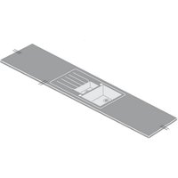 Maia Lava Kitchen Sink Worktop - Universal 1.5 Duo Bowl - 1800 x 600 x 42mm
Maia Lava Kitchen Sink Worktop - Universal 1.5 Duo Bowl - 1800 x 600 x 42mm