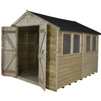 10x8ft Forest Tongue & Groove Apex Wooden Shed
10x8ft Forest Tongue & Groove Apex Wooden Shed
