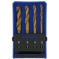 Dremel 4pc Wood Drill Bit Set
Dremel 4pc Wood Drill Bit Set