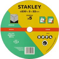 Stanley 230mm Stone Cutting Disk Pack - STA32815-QZ
Stanley 230mm Stone Cutting Disk Pack - STA32815-QZ