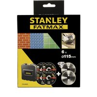 Stanley Fatmax 115mm Diamond & Bonded Disc Set - STA38085-XJ
Stanley Fatmax 115mm Diamond & Bonded Disc Set - STA38085-XJ