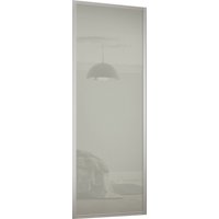 Ellipse Sliding Wardrobe Door 1 Panel Arctic White Glass with Aluminium Frame (W)914mm
Ellipse Sliding Wardrobe Door 1 Panel Arctic White Glass with Aluminium Frame (W)914mm