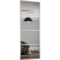 Ellipse Sliding Wardrobe Door 4 Panel Mirror with Aluminium Frame (W)610mm
Ellipse Sliding Wardrobe Door 4 Panel Mirror with Aluminium Frame (W)610mm