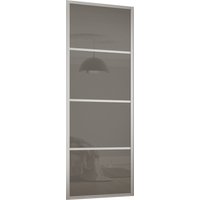 Ellipse Sliding Wardrobe Door 4 Panel Cappuccino Glass with Aluminium Frame (W)914mm
Ellipse Sliding Wardrobe Door 4 Panel Cappuccino Glass with Aluminium Frame (W)914mm