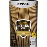 Ronseal Ultimate Protection Decking Oil Natural - 5L
Ronseal Ultimate Protection Decking Oil Natural - 5L