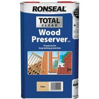 Ronseal Total Wood Preserver Clear - 5L 
Ronseal Total Wood Preserver Clear - 5L