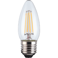 LED Filament Candle 4W E27 Clear Light Bulb
LED Filament Candle 4W E27 Clear Light Bulb