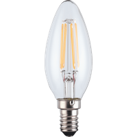 LED Filament Candle SES 4.5W Light Bulb
LED Filament Candle SES 4.5W Light Bulb