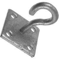 Hook on Plate Galvanised - 64 x 50mm
Hook on Plate Galvanised - 64 x 50mm