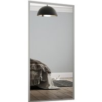 Loft Sliding Wardrobe Door Mirror with Silver Frame (W)914mm
Loft Sliding Wardrobe Door Mirror with Silver Frame (W)914mm