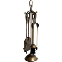 Antique Brass Finish Loop Companion Set
Antique Brass Finish Loop Companion Set