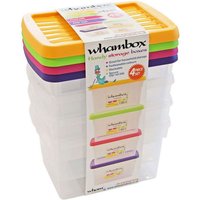 Whambox 4 Piece Handy Storage Boxes - 1.5L
Whambox 4 Piece Handy Storage Boxes - 1.5L