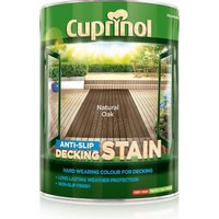 Cuprinol Anti-Slip Decking Stain - Natural Oak - 5L
Cuprinol Anti-Slip Decking Stain - Natural Oak - 5L