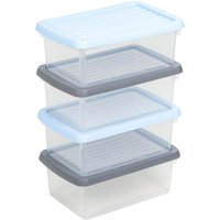 Whambox 4 Piece Handy Storage Boxes - 3.5L
Whambox 4 Piece Handy Storage Boxes - 3.5L