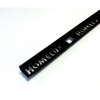 Homelux Straight Edge 10mm Brushed Tile Trim - Black - 1.83m
Homelux Straight Edge 10mm Brushed Tile Trim - Black - 1.83m