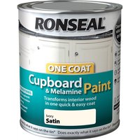 Ronseal Ivory - One Coat Cupboard Paint - 750ml
Ronseal Ivory - One Coat Cupboard Paint - 750ml
