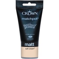 Crown Breatheasy Soft Cream - Matt Emulsion Paint - 40ml Tester
Crown Breatheasy Soft Cream - Matt Emulsion Paint - 40ml Tester
