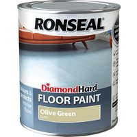 Ronseal Diamond Hard Floor Paint Olive Green - 750ml
Ronseal Diamond Hard Floor Paint Olive Green - 750ml
