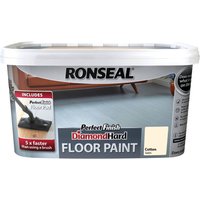 Ronseal Cotton - Perfect Finish Diamond Hard Floor Paint - 2.5L
Ronseal Cotton - Perfect Finish Diamond Hard Floor Paint - 2.5L