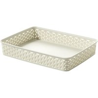 Curver My Style A4 Rectangular Plastic Storage Organiser - Vintage White
Curver My Style A4 Rectangular Plastic Storage Organiser - Vintage White