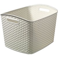 Curver My Style Extra Large Rectangular Plastic Storage Basket - Vintage White 28L
Curver My Style Extra Large Rectangular Plastic Storage Basket - Vintage White 28L