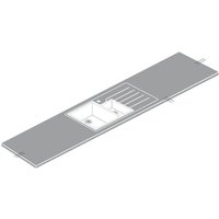 Minerva Carrara White Kitchen Sink Worktop - Acrylic 1.5 Designer Left Hand Bowl - 305 x 65 x 2.5cm
Minerva Carrara White Kitchen Sink Worktop - Acrylic 1.5 Designer Left Hand Bowl - 305 x 65 x 2.5cm