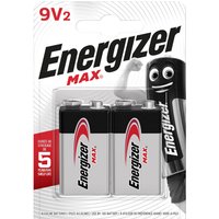 Energizer MAX Alkaline 9V Batteries - 2 Pack
Energizer MAX Alkaline 9V Batteries - 2 Pack