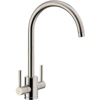 Virgo Dual Handle Monobloc Kitchen Tap - Brushed 
Virgo Dual Handle Monobloc Kitchen Tap - Brushed