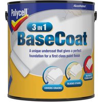 Polycell 3 in 1 BaseCoat - 2.5L 
Polycell 3 in 1 BaseCoat - 2.5L
