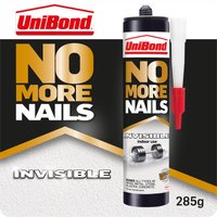UniBond No More Nails Grab Adhesive Cartridge Invisible 285g
UniBond No More Nails Grab Adhesive Cartridge Invisible 285g