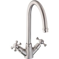 Marco Polo Dual Handle Monobloc Kitchen Tap - Brushed
Marco Polo Dual Handle Monobloc Kitchen Tap - Brushed