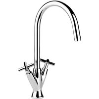 Aero Dual Handle Monobloc Kitchen Tap - Chrome
Aero Dual Handle Monobloc Kitchen Tap - Chrome
