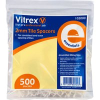 Vitrex Tile Spacers - 500 x 2mm
Vitrex Tile Spacers - 500 x 2mm