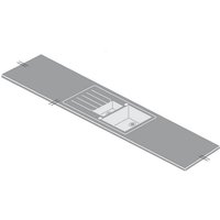 Maia Mocha Kitchen Sink Worktop - Acrylic 1.5 Duo Right Hand Bowl - 1800 x 650 x 42mm
Maia Mocha Kitchen Sink Worktop - Acrylic 1.5 Duo Right Hand Bowl - 1800 x 650 x 42mm