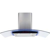 CDA EKP90SS 90cm Curved Glass Extractor with LED Edge Lighting
CDA EKP90SS 90cm Curved Glass Extractor with LED Edge Lighting